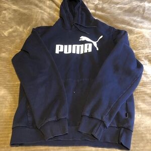 PUMA Men's Deep Blue Hoodie